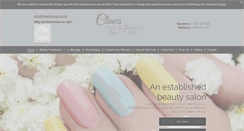 Desktop Screenshot of clawsbeauty.co.uk