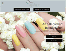 Tablet Screenshot of clawsbeauty.co.uk